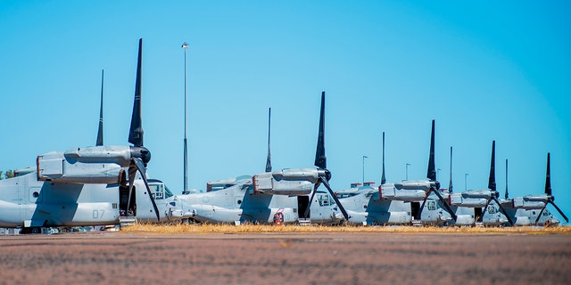 Several aircraft