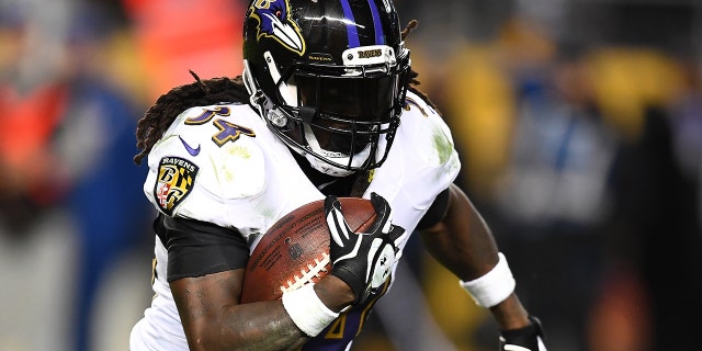 Alex Collins in 2017