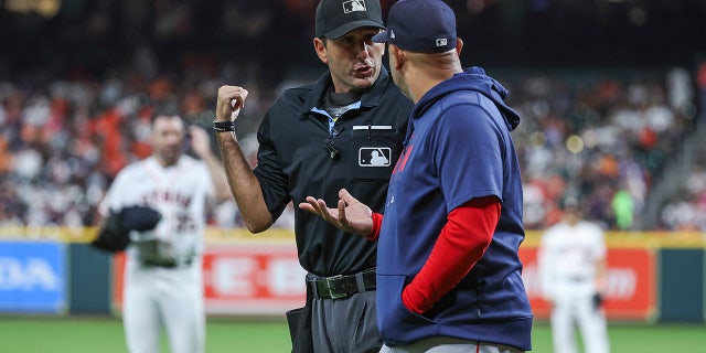 Alex Cora complains