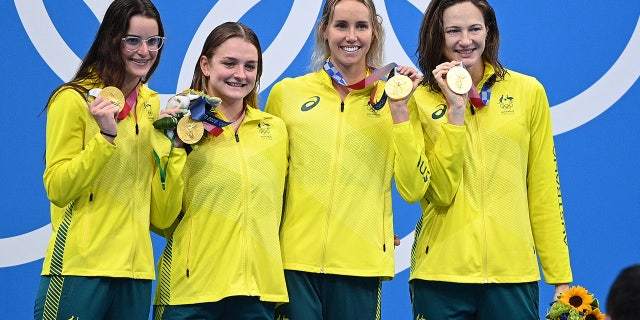 Australian swim team in 2021