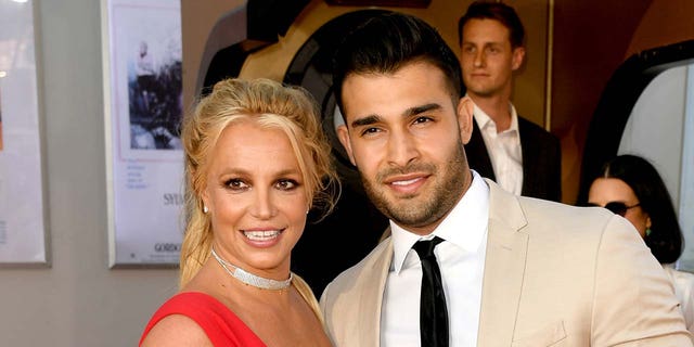 Britney Spears with Sam Asghari