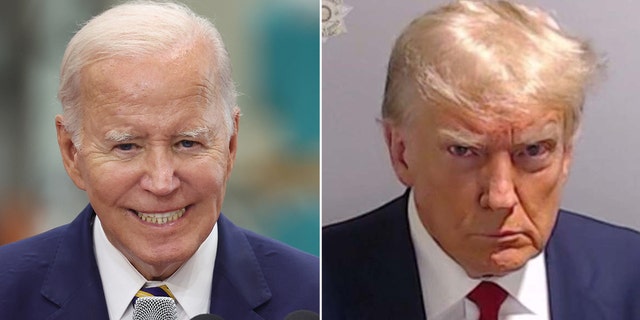 President Biden and Donald Trump