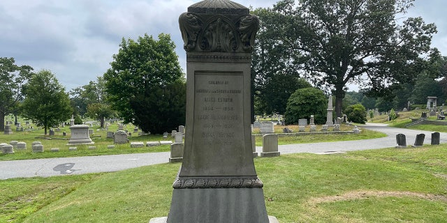 Borden gravestone far away