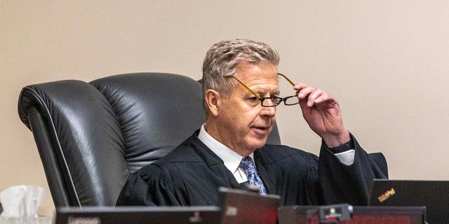 Judge John Judge presides over court during Bryan Kohberger's hearing