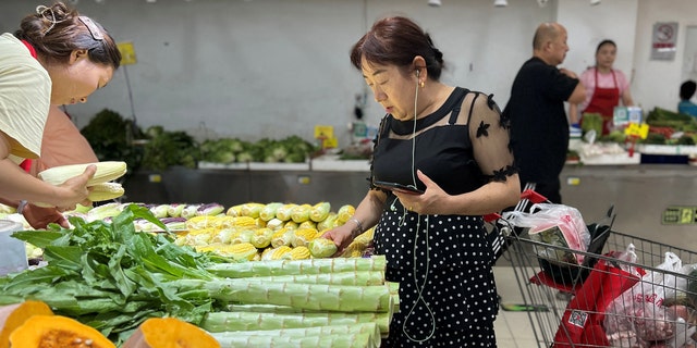 Woman shopping