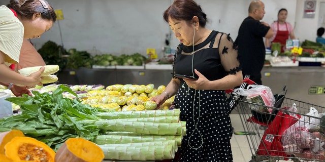 Woman shopping