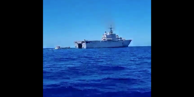 boat off coast of Italy