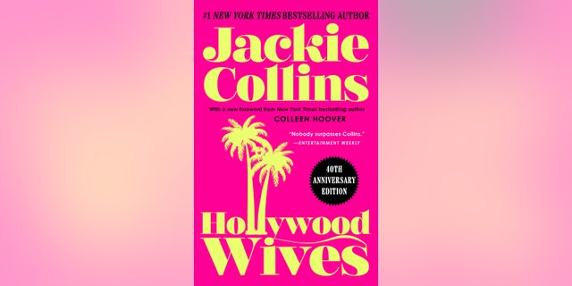 The book cover for Jackie Collins Hollywood Wives