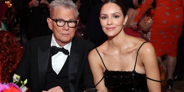 David Foster and Katharine McPhee at an event