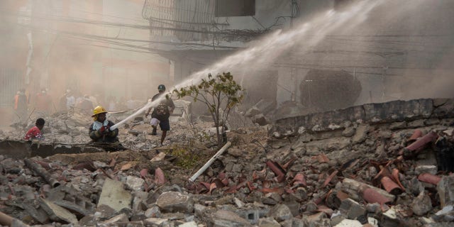 Firefighters on scene after explosion in Dominican Republic