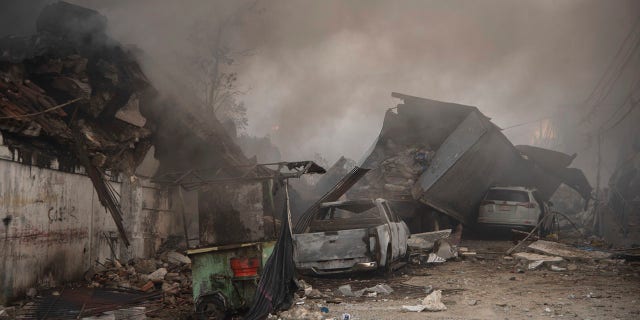 San Cristobal, Dominican Republic explosion aftermath