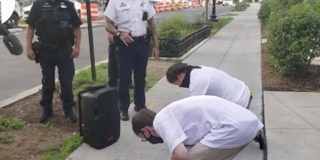 Pro-life chalk abortion clinic DC