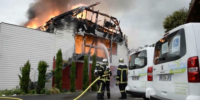Fire at vacation home in France