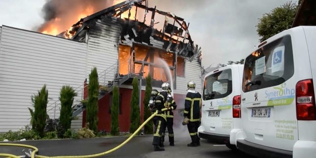 Fire at vacation home in France