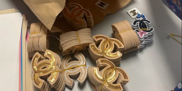 Counterfeit Chanel logos