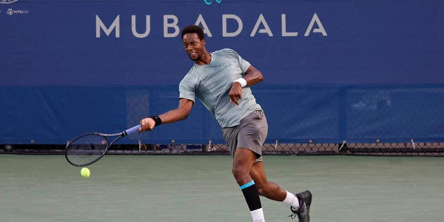 Gael Monfils plays the Citi Open