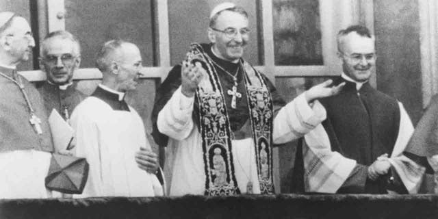 Smiling picture of fully vested Pope John Paul I