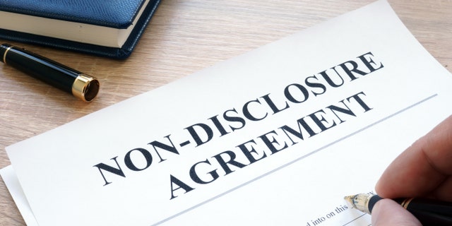 Signing of a non-disclosure agreement