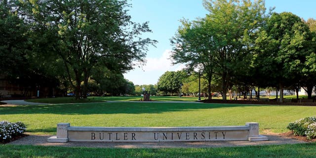 Butler University's campus green
