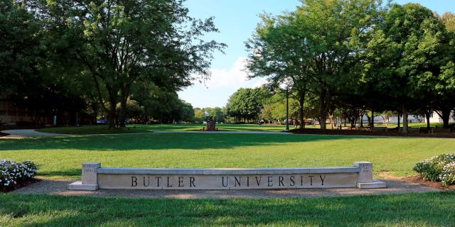 Butler University's campus green