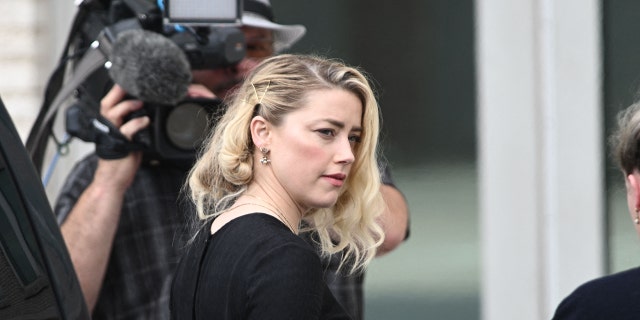 Amber Heard heading into court