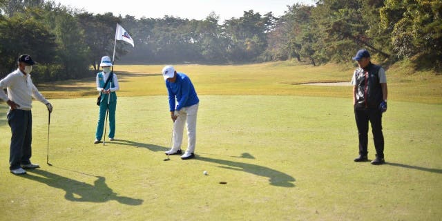 golfers north korea pyongyang capital