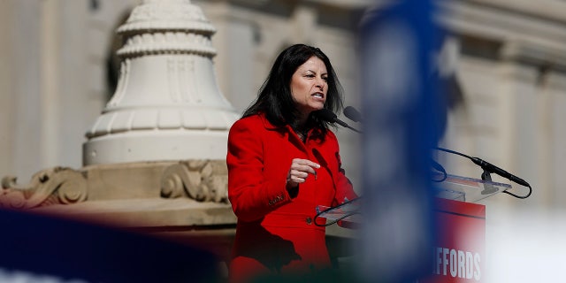Michigan Attorney General Dana Nessel holds event at the state Capitol