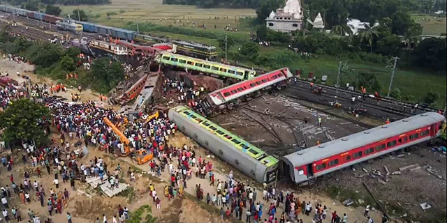 Trains, wreck