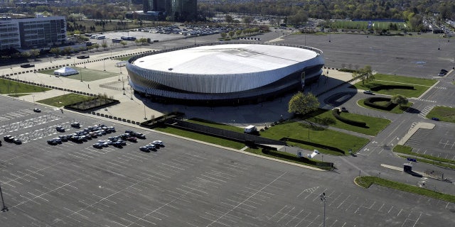 Nassau Coliseum aerial view
