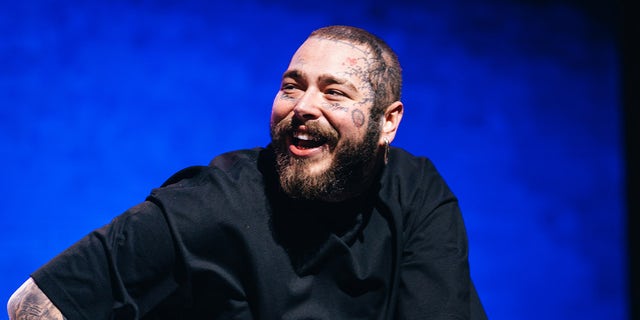 Post Malone laughing