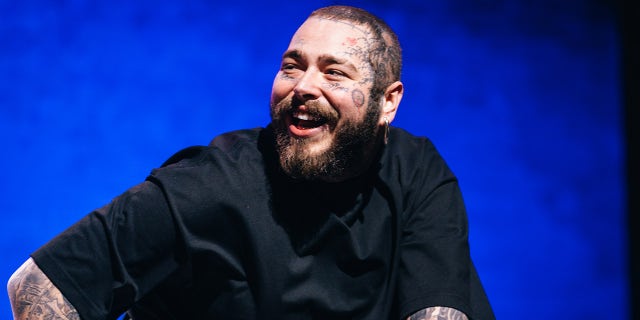 Post Malone laughing