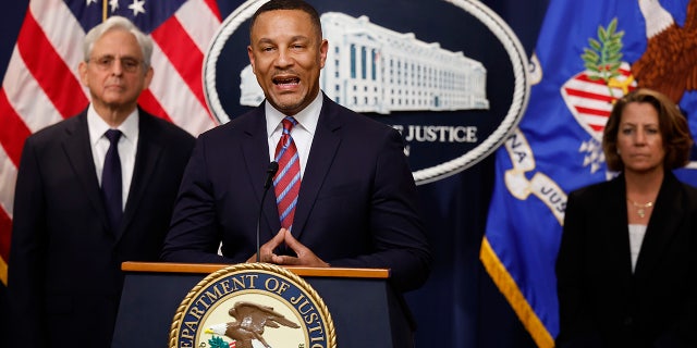 U.S. Attorney for the Eastern District of New York Breon Peace at an unrelated press conference