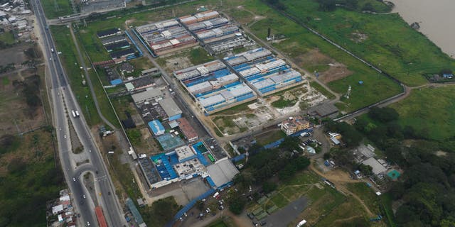 aerial view of Ecuador prison