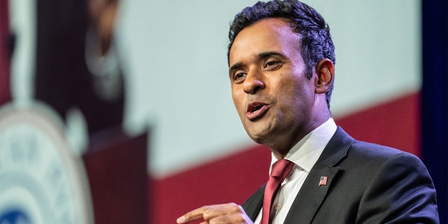 Republican presidential candidate Vivek Ramaswamy