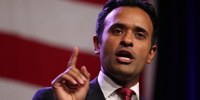 Republican presidential candidate Vivek Ramaswamy