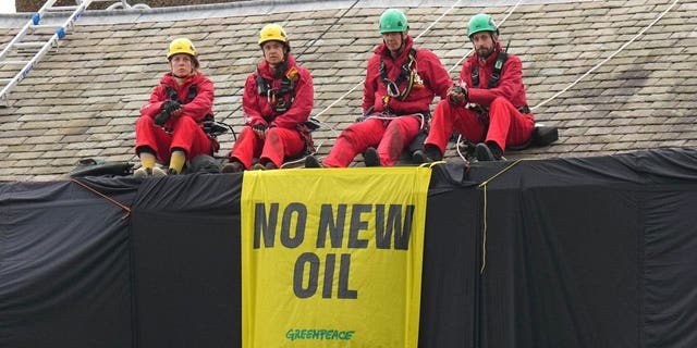 Greenpeace Sunak house no new oil