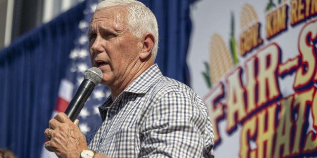 Pence during a Fair-Side Chat