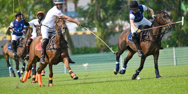 Prince Harry Nacho Figueras polo match