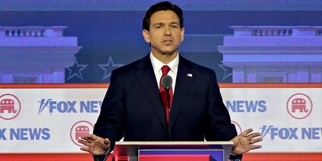 DeSantis during first GOP debate