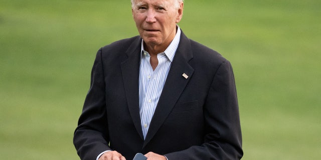 Joe Biden on White House lawn