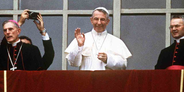 Pope John Paul I smiling