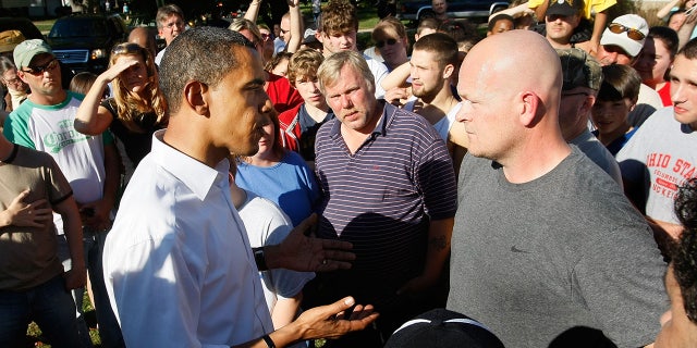 Joe the Plumber confronts Obama