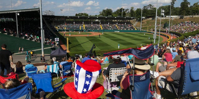 Fans watch the LLWS