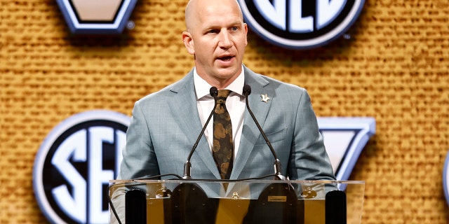 Clark Lea speaks at SEC Media Days