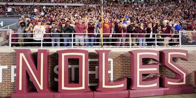 Florida State Seminoles fans cheer