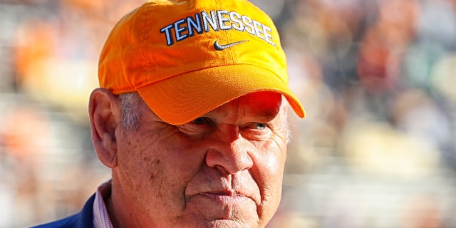 Phillip Fulmer before a game against Vanderbilt