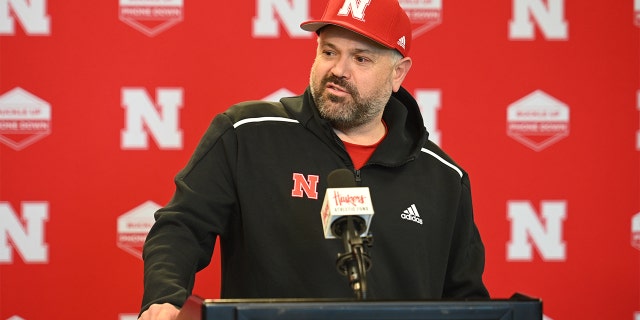 Matt Rhule speaks to the media