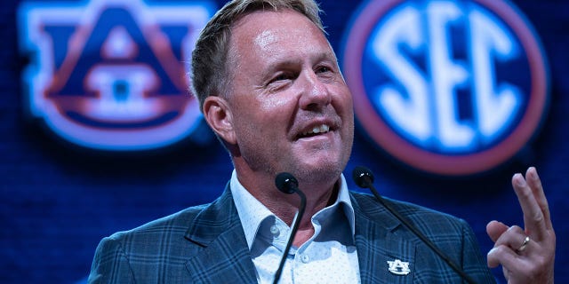 Hugh Freeze at SEC Media Days