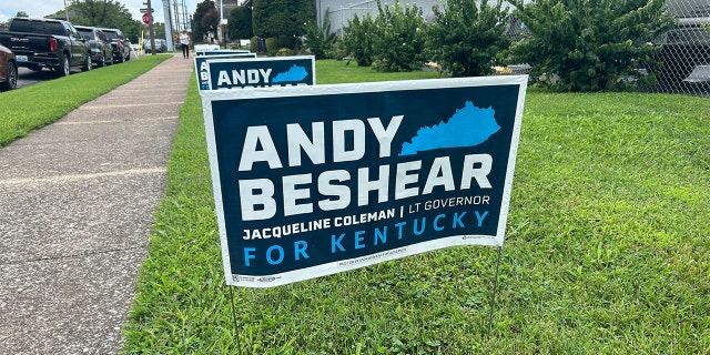 Andy Beshear for Kentucky yard sign