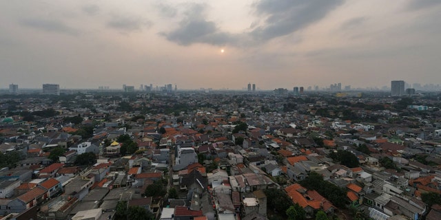 Jakarta, Indonesia, aerial view